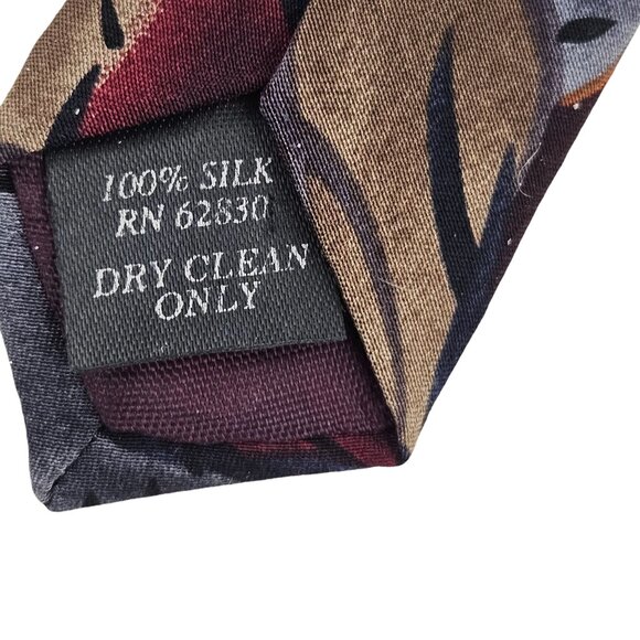 Christopher Reeve Collection Mens Tie Silk Tie Abstract Pattern Dana Reeve One - Picture 4 of 6